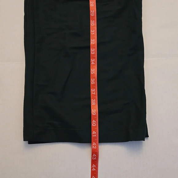 Zara Dark Green Pull On Wide Leg Pants Size LARGE - Picture 12 of 12